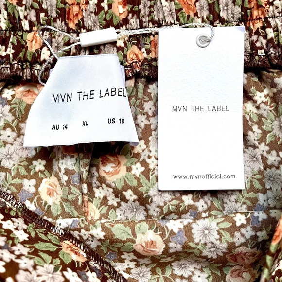 NWT MVN The Label Floral Crop Top Maxi Skirt Set - Picture 7 of 9